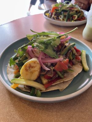 super taco vegano  at Coco y El Alacrán Café in Puebla