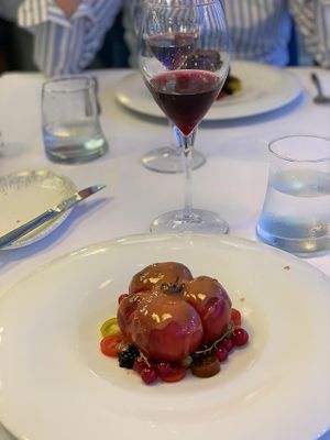 Stuffed tomatoes at Resto René in Villajoyosa