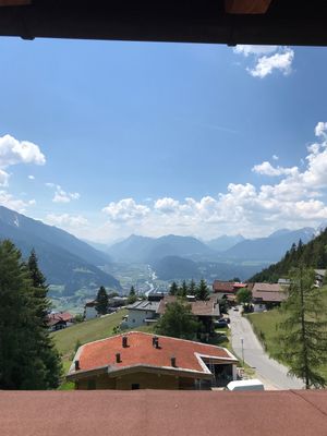 The view 🥰 at Hotel Pension Tyrol in Telfs