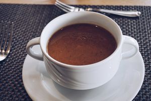 Tomato soup at Hotel Pension Tyrol in Telfs