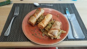 Dinner at Hotel Pension Tyrol in Telfs