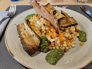 Pasta pearls with root vegetables at Hotel Pension Tyrol in Telfs