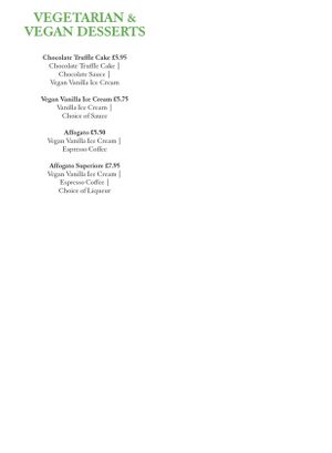 Menu  at Mondo in Coatbridge