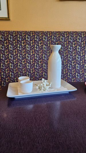 Sake at Sushi Siam in Taos