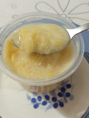 Arroz doce de baunilha, zero Lactose at Solution Vegan in Londrina