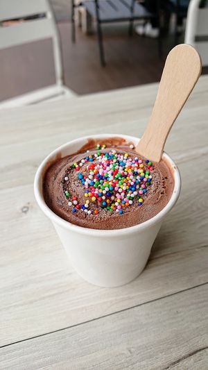 chocolate ice cream at VEGANBURG - Eunos Flagship Outlet in East Singapore