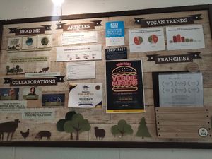 Deco at VEGANBURG - Eunos Flagship Outlet in East Singapore