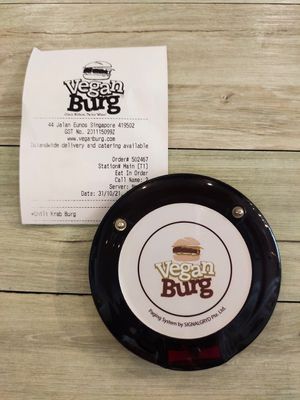 Waiting... at VEGANBURG - Eunos Flagship Outlet in East Singapore