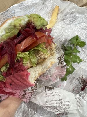 Beetroot  at VEGANBURG - Eunos Flagship Outlet in East Singapore