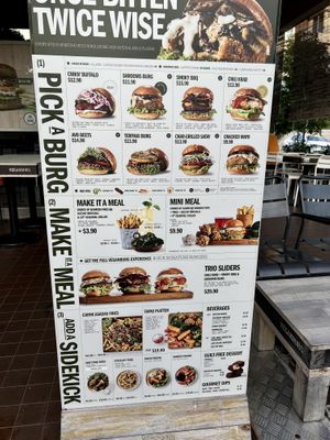 Menu   at VEGANBURG - Eunos Flagship Outlet in East Singapore