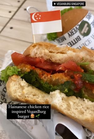   at VEGANBURG - Eunos Flagship Outlet in East Singapore