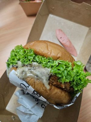 Shrooms Burg ~ 7/1/24 at VEGANBURG - Eunos Flagship Outlet in East Singapore