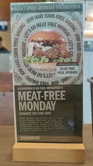 Enjoy Free Meal upgrade on Meat-Free Monday at VEGANBURG - Eunos Flagship Outlet in East Singapore