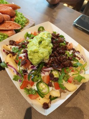 Salsa style fries at VEGANBURG - Eunos Flagship Outlet in East Singapore