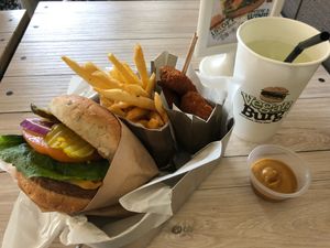 BBQ, seaweed fries, nuggets at VEGANBURG - Eunos Flagship Outlet in East Singapore