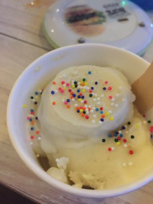 Durian Ice Cream at VEGANBURG - Eunos Flagship Outlet in East Singapore