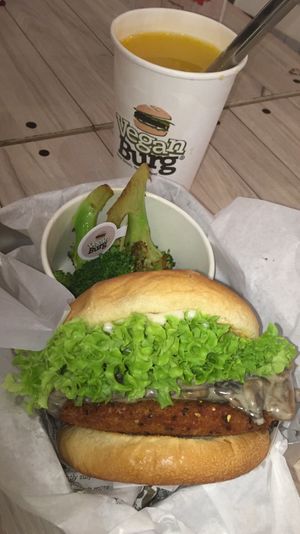 $9.90+$3.80 at VEGANBURG - Eunos Flagship Outlet in East Singapore