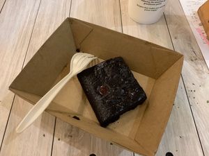 And there is a brownie at VEGANBURG - Eunos Flagship Outlet in East Singapore