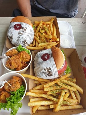 Bbq at VEGANBURG - Eunos Flagship Outlet in East Singapore