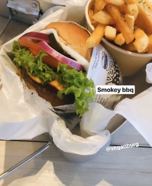 smokey bbq at VEGANBURG - Eunos Flagship Outlet in East Singapore