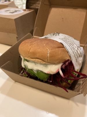 Avocado beetroot (takeaway) at VEGANBURG - Eunos Flagship Outlet in East Singapore