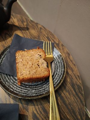 Banana bread at Java Whiskers in London