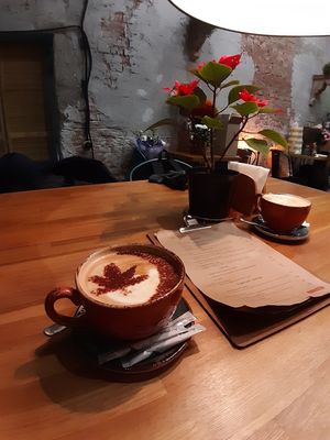 Конопляное cappuccino at Dom Konopli - Дом Конопли in Moscow