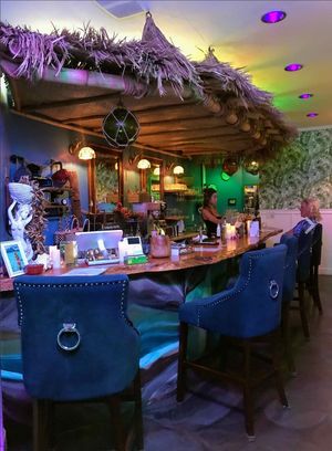 Tiki vibes  at Aumākua Kava Lounge in Paia