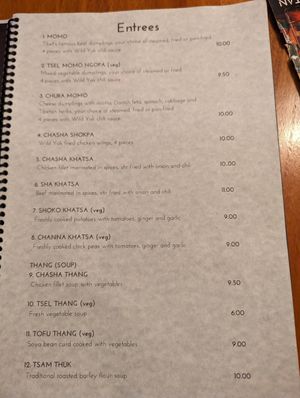  at Wild Yak Tibetan Restaurant in Northcote