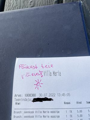   at Villa Maria in Viljandi