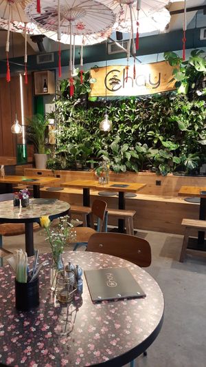 Interior at Chay Vegan Asian Kitchen in Hamburg