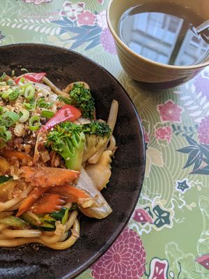 Pagoda Dream and Green Tea at Chay Vegan Asian Kitchen in Hamburg