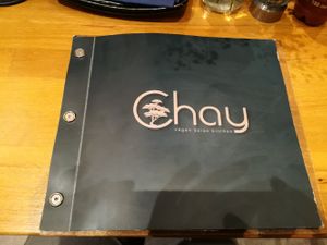 Menu at Chay Vegan Asian Kitchen in Hamburg