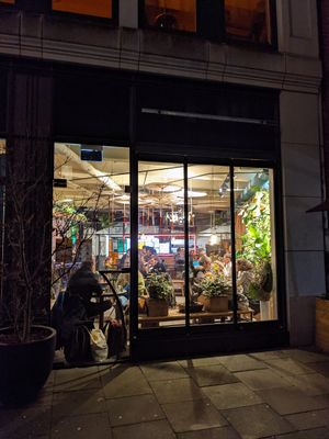 Outside at Chay Vegan Asian Kitchen in Hamburg