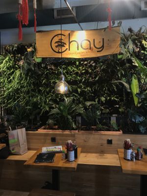 Nice decoration. Love the ‘Vegan Asian Kitchen’. So good to have it all vegan!  at Chay Vegan Asian Kitchen in Hamburg