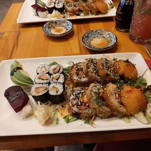 Sushi option 2 at Chay Vegan Asian Kitchen in Hamburg