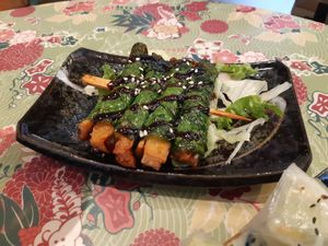 starters / green rolls at Chay Vegan Asian Kitchen in Hamburg