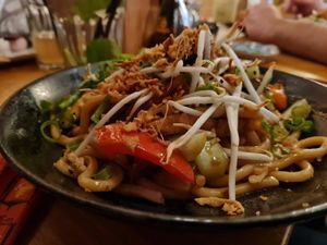Udon Nudeln at Chay Vegan Asian Kitchen in Hamburg