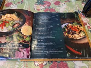 Menü at Chay Vegan Asian Kitchen in Hamburg