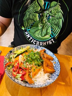 Spicy dish at Chay Vegan Asian Kitchen in Hamburg