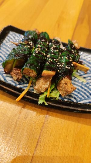 Tofu and mushroom at Chay Vegan Asian Kitchen in Hamburg