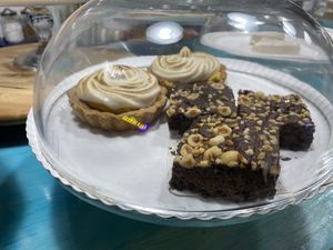 Gluten free cakes  at Cala Vegana in Menorca