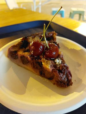 Torta Di Ciliege at Cala Vegana in Menorca