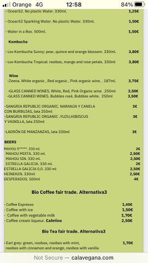   at Cala Vegana in Menorca