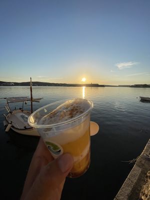   at Cala Vegana in Menorca