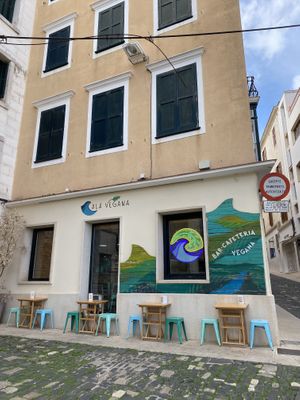   at Cala Vegana in Menorca