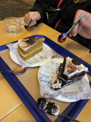 vegan cakes hihi  at Cala Vegana in Menorca