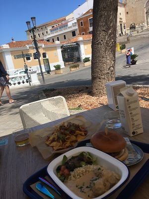   at Cala Vegana in Menorca