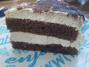 Tiramisu 💖 at Cala Vegana in Menorca