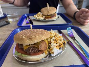 Beyond burger   at Cala Vegana in Menorca